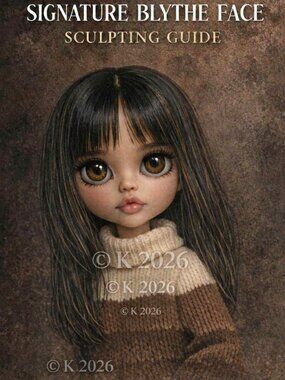 SIGNATURE BLYTHE FACE SCULPTING GUIDE — Warm Beige, Golden‑Warm Undertone